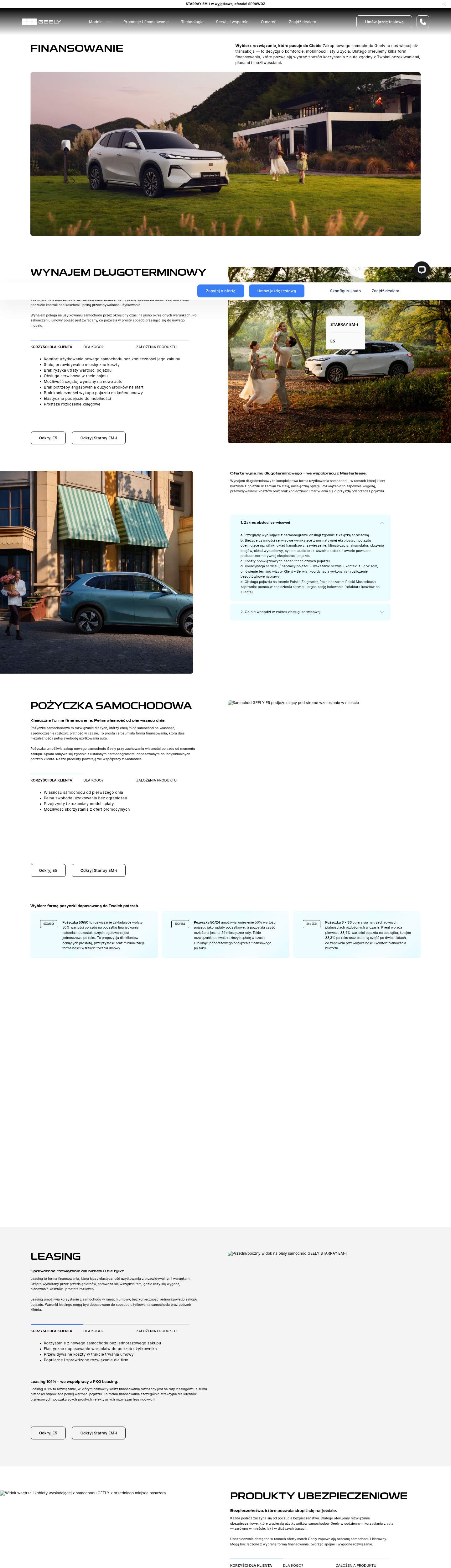 Geely – offer