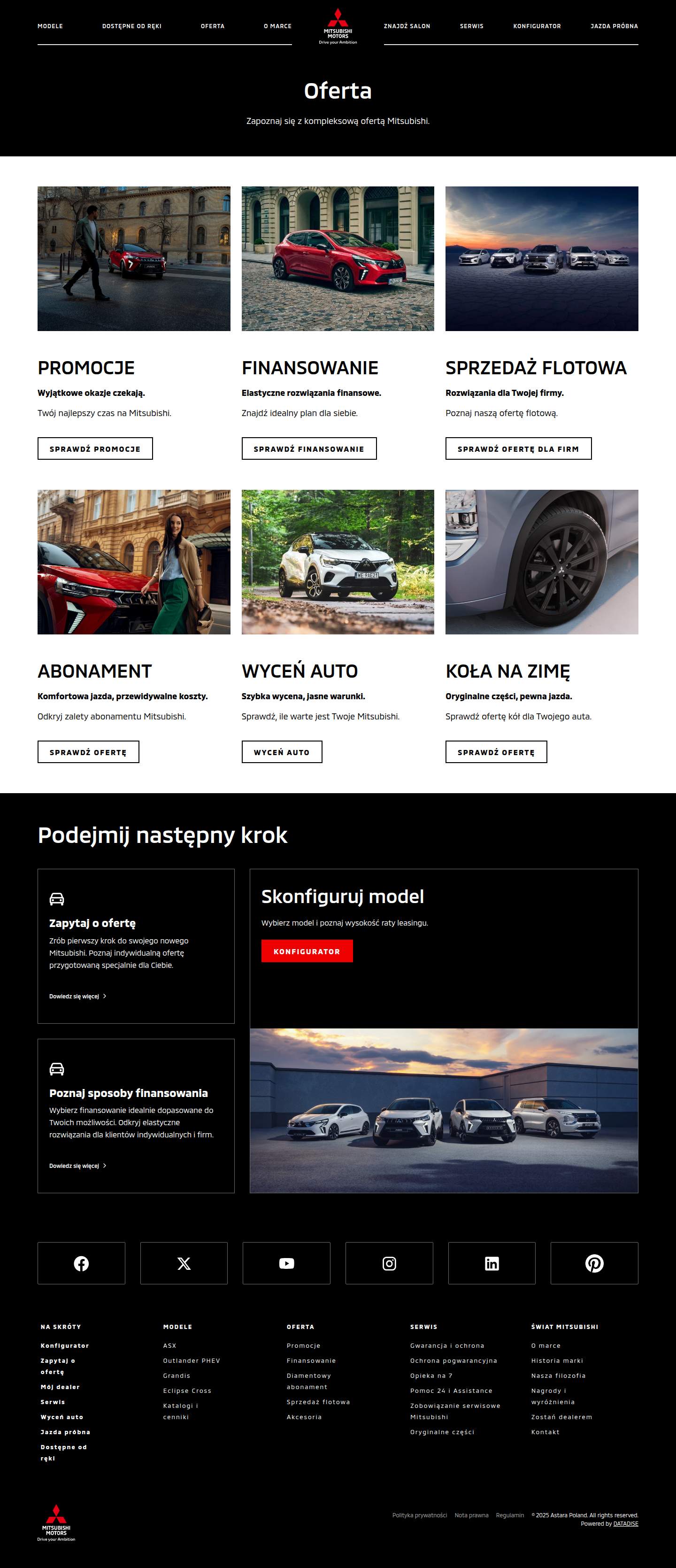 Mitsubishi – offer