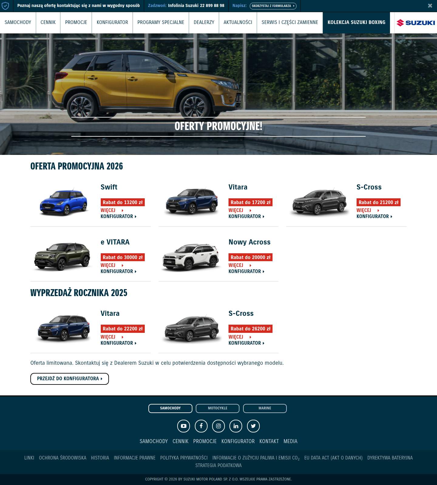Suzuki – offer