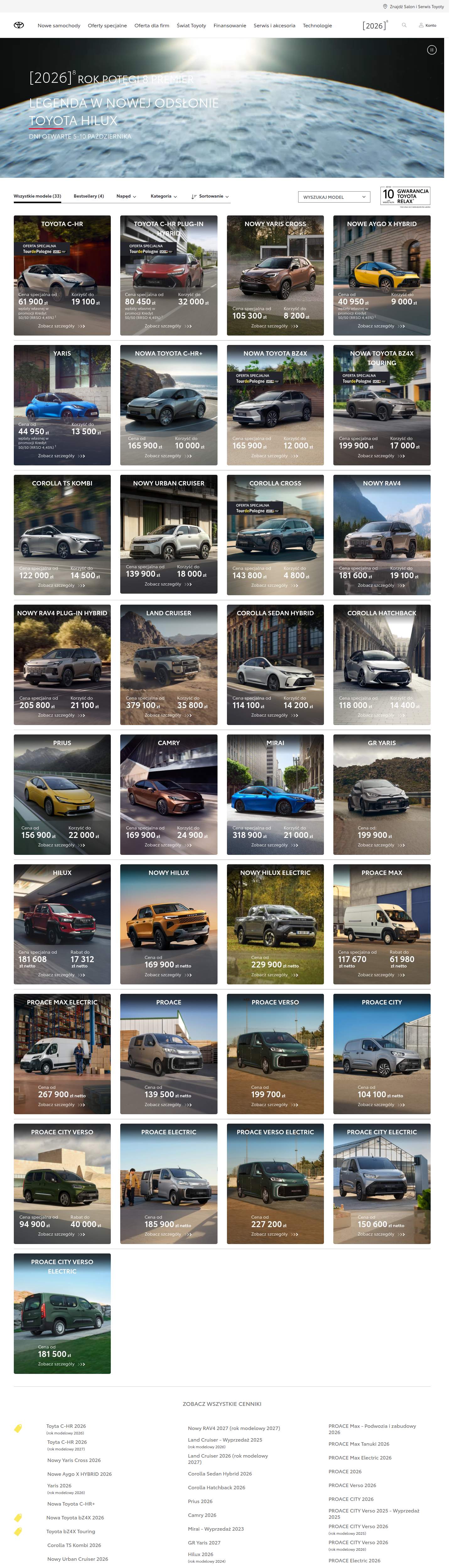 Toyota Hilux – offer