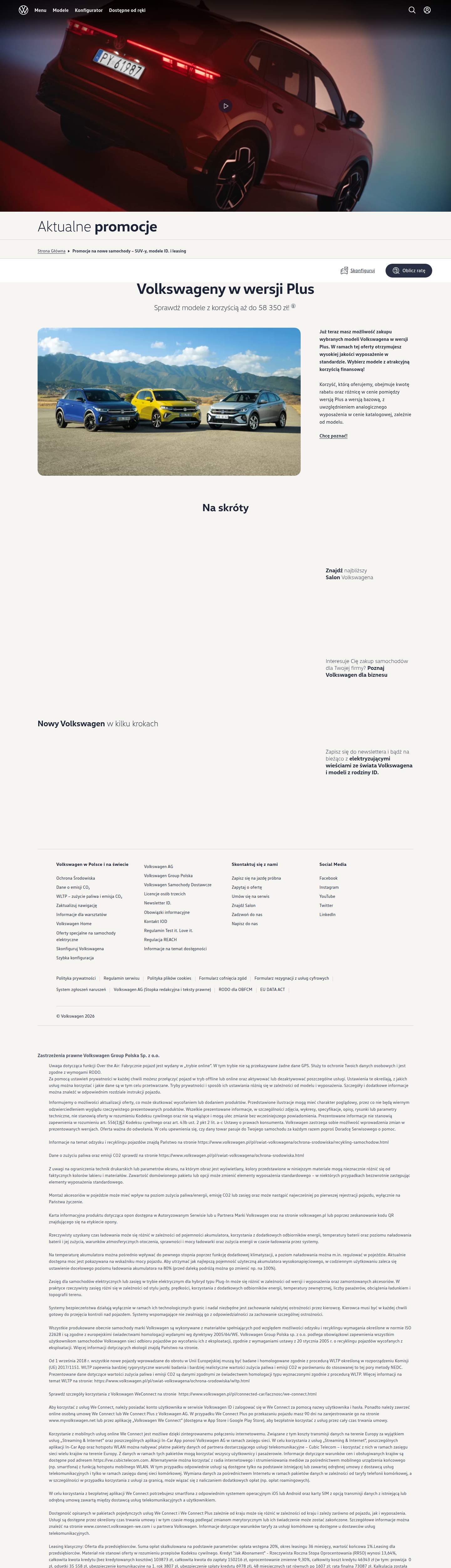 VW – offer