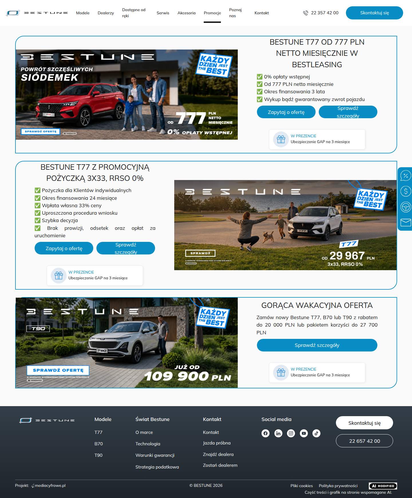Bestune – offer