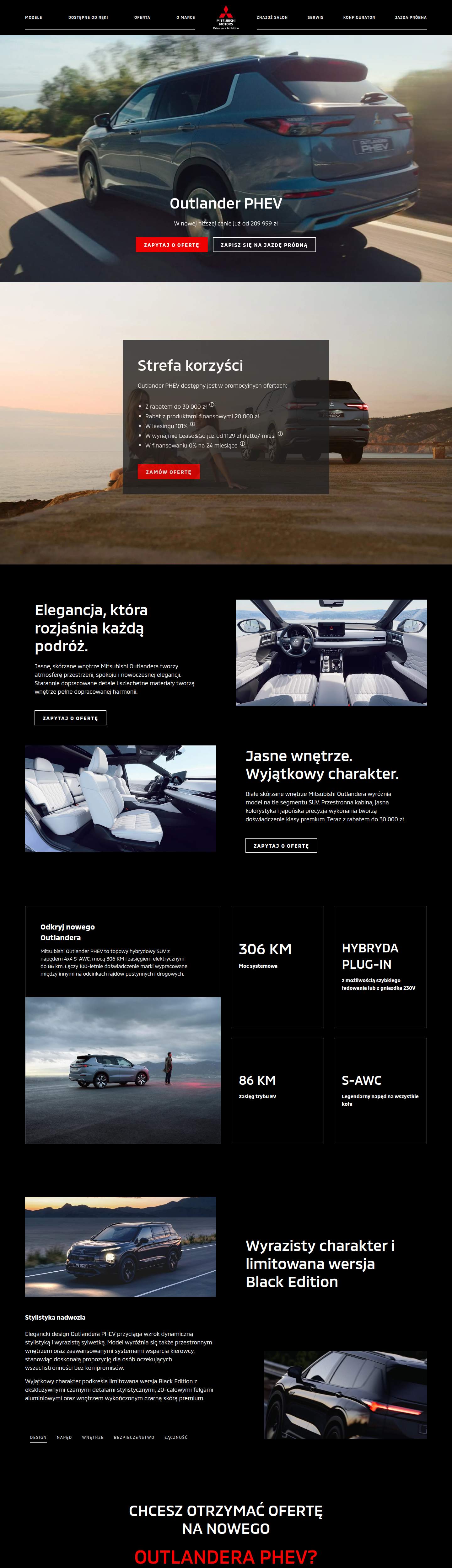 Mitsubishi – offer