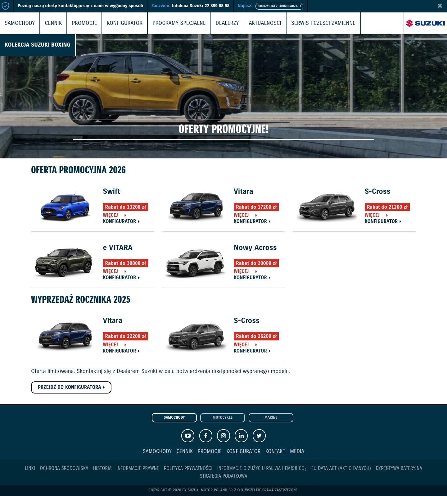 Suzuki – offer